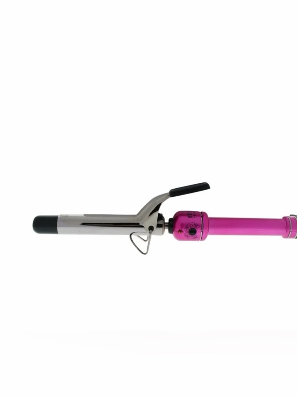 Hot Tools Pink Titanium Salon Curling Iron/Wand Pink/Silver 1 Inch Curling Iron